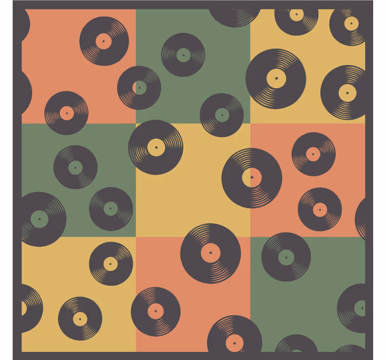 Suporturi pahare geeks model discuri vinil - TenStickers