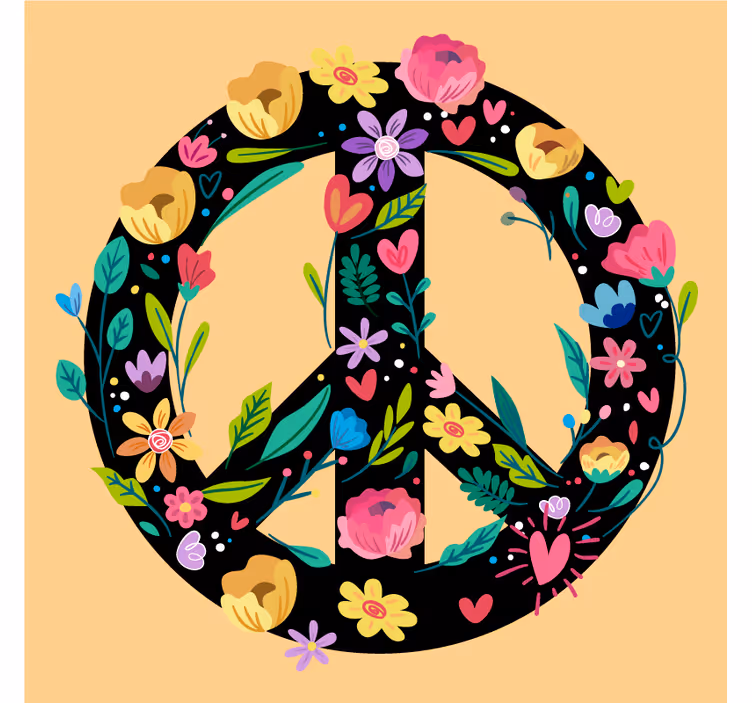 Suporturi pahare cu fraze simbolul serenității botanice - TenStickers