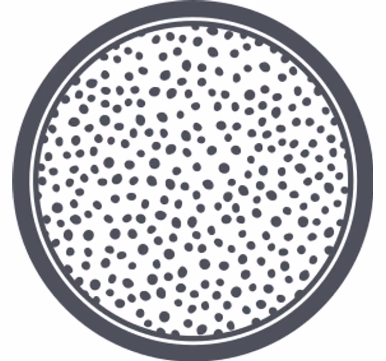 Suporturi pahare cu model circular cu puncte - TenStickers