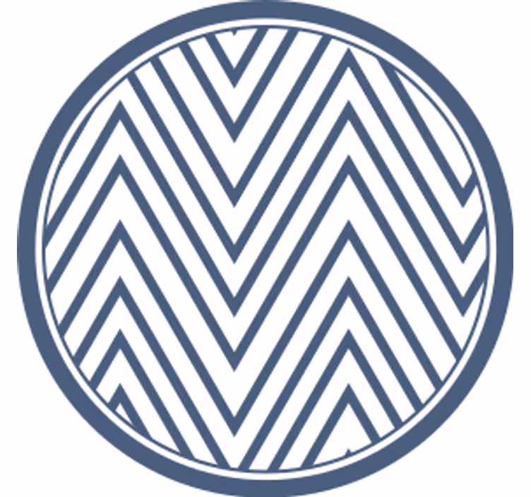 Suporturi pahare cu suprafață în model chevron - TenStickers