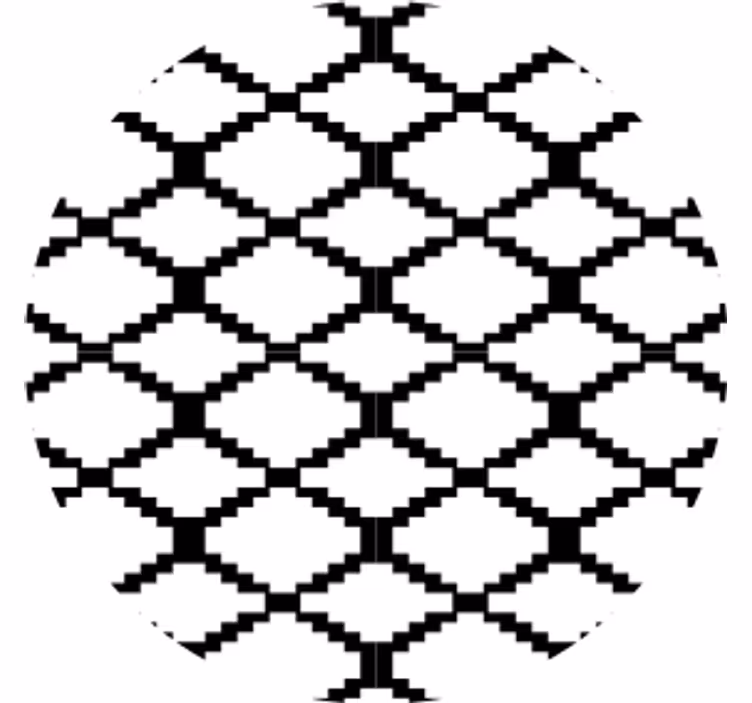 Suporturi pahare cu suprapunere de model geometric - TenStickers