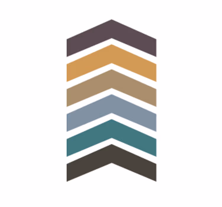 Suporturi pahare cu model chevron stratificat - TenStickers