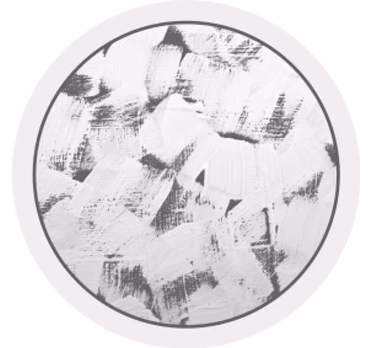 Suporturi pahare cu pensulație abstractă monocromă - TenStickers