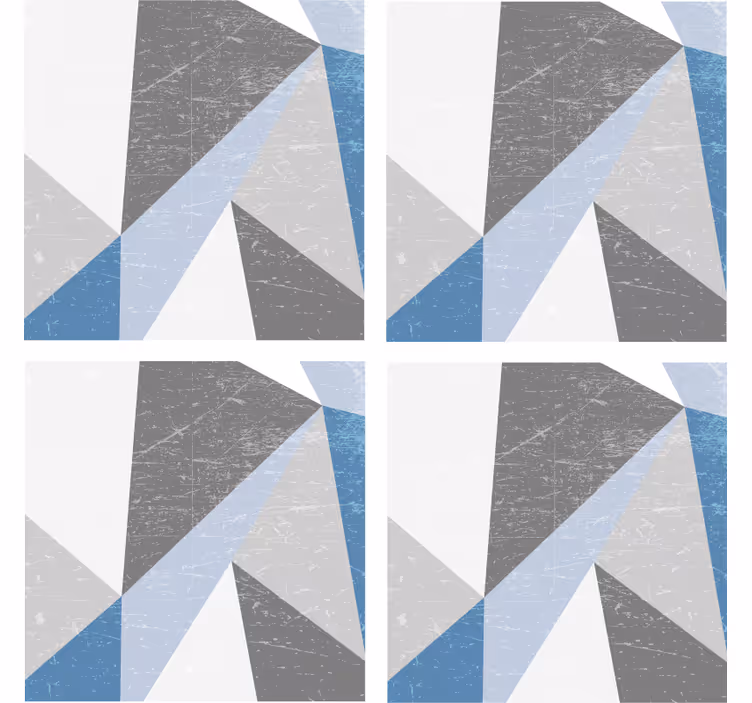 Suporturi pahare forme geometrice unghiulare - TenStickers