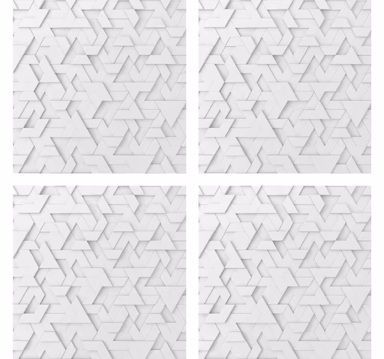 Suporturi pahare cu model texturat geometric - TenStickers