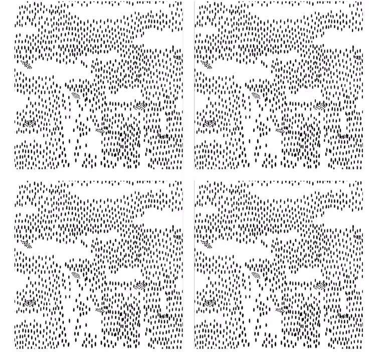 Suporturi pahare model abstract negru - TenStickers