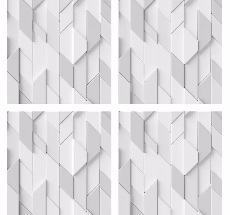 Suporturi pahare cu model relief geometric - TenStickers