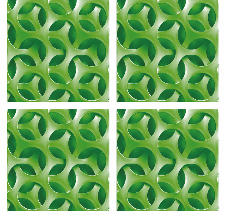 Suporturi pahare cu model circular stratificat - TenStickers
