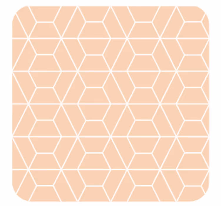 Suporturi pahare aranjament hexagonal geometric - TenStickers