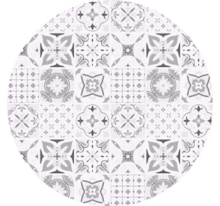 Suporturi pahare aranjament floral geometric - TenStickers