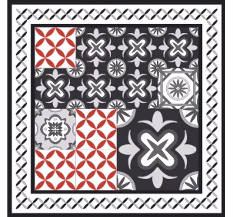 Suporturi pahare colaj cu modele geometrice - TenStickers