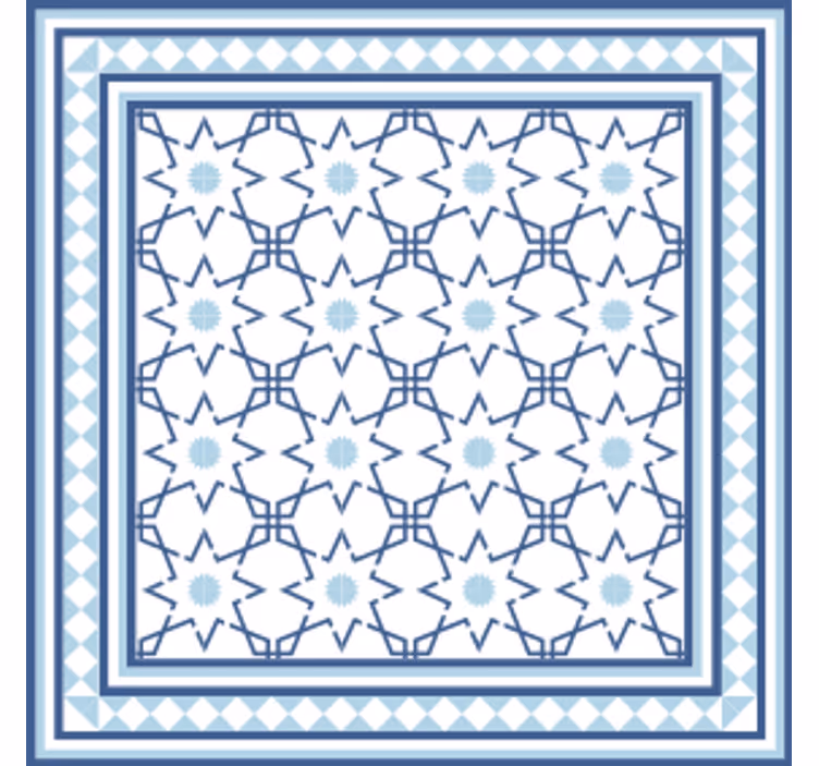 Suporturi pahare cu motiv geometric - TenStickers