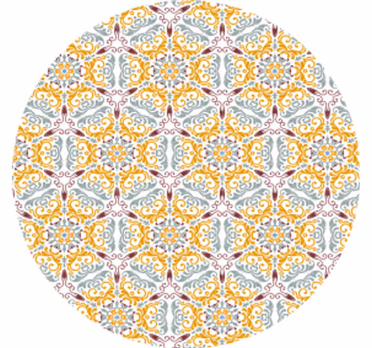 Suporturi pahare compoziție florală complexă - TenStickers