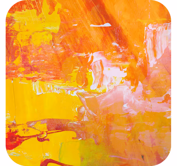 Suporturi pahare de bere stropi abstracte vibrante - TenStickers