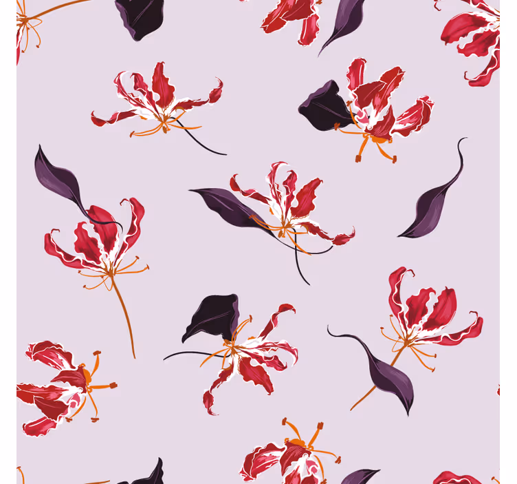 Suporturi pahare eleganță cu motive florale - TenStickers
