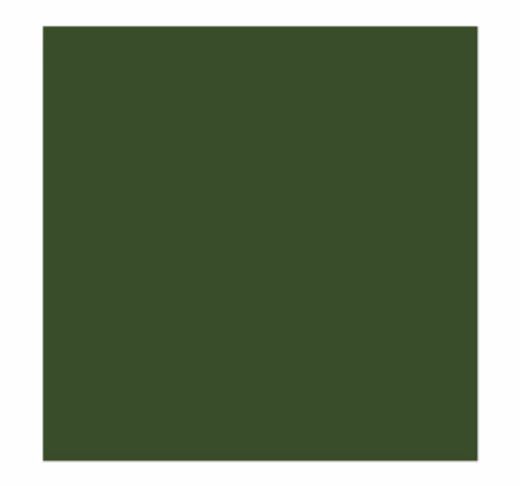 Suporturi pahare moderne suprafață verde pătrată - TenStickers