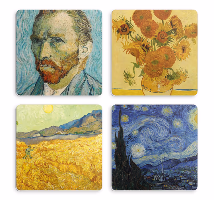 Alte Suporturi pahare arta lui van gogh - TenStickers