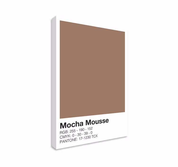 Tablou modern compoziție de culoare mocha - TenStickers