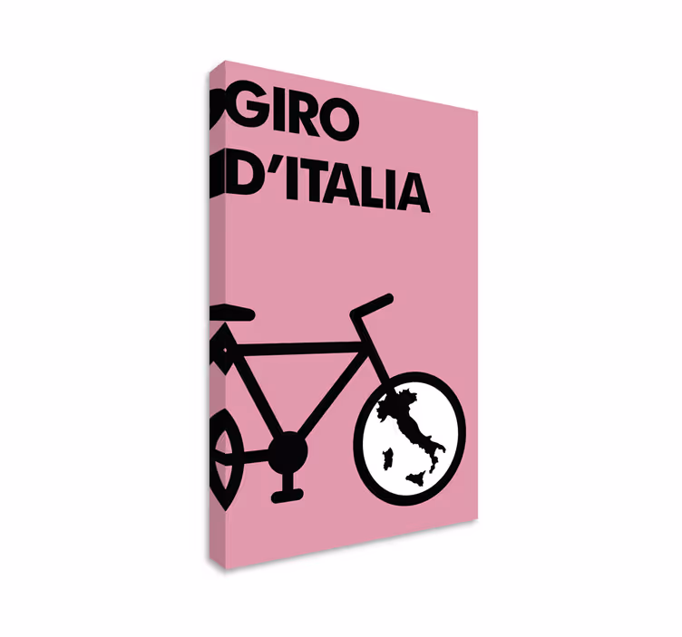 Tablou sport icoana giro d'italia - TenStickers