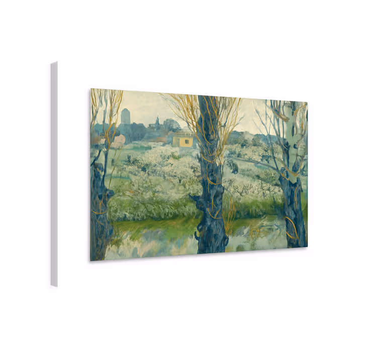 Tablou artă vedere a lui arles van gogh - TenStickers