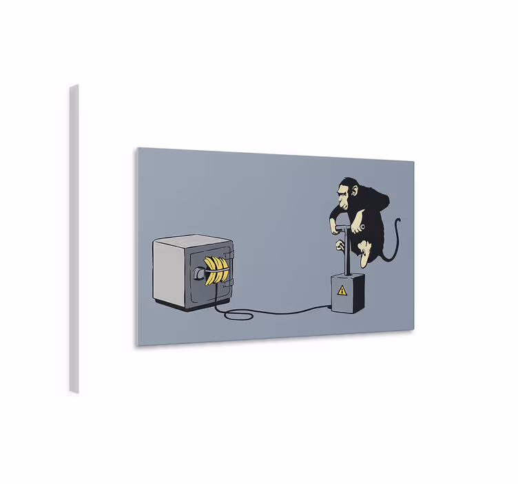 Tablou artă detonator de maimuță - TenStickers