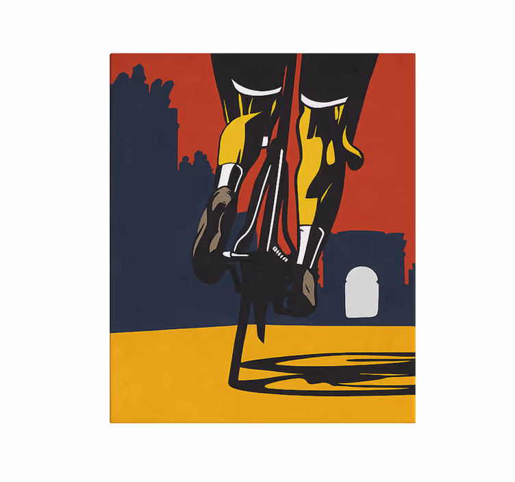 Tablou sport taci din picioare - TenStickers