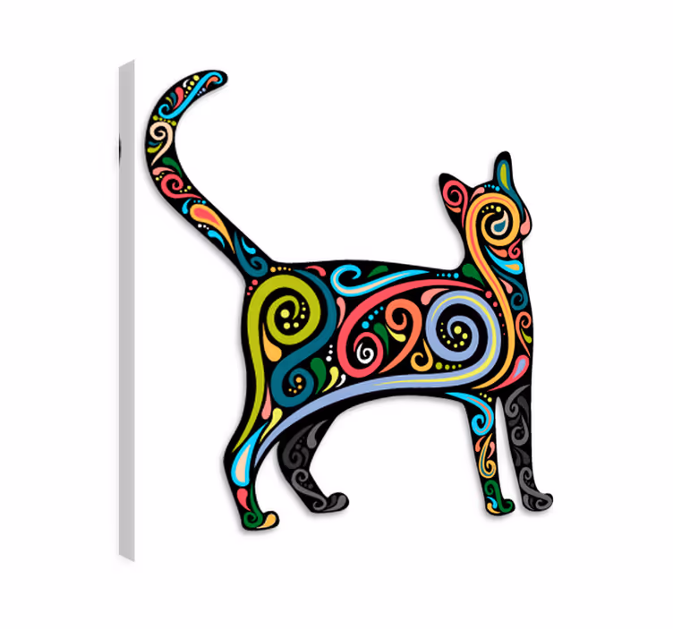 Tablou pisici autocolant decorativ cu pisici - TenStickers