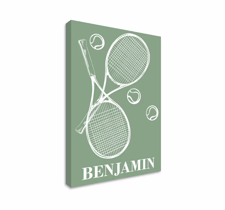 Tablou sport opere de artă personalizate de tenis - TenStickers