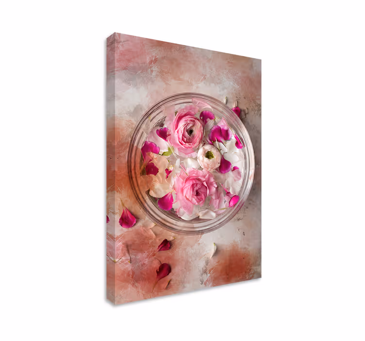 Bol floral 3d panza moderna de arta de perete - TenStickers