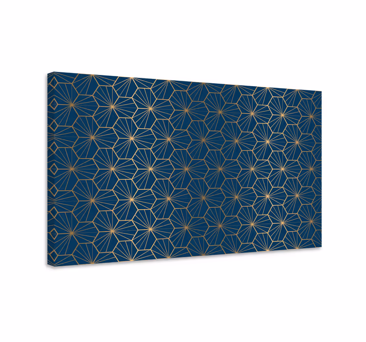 Arta de perete cu model geometric elegant - TenStickers