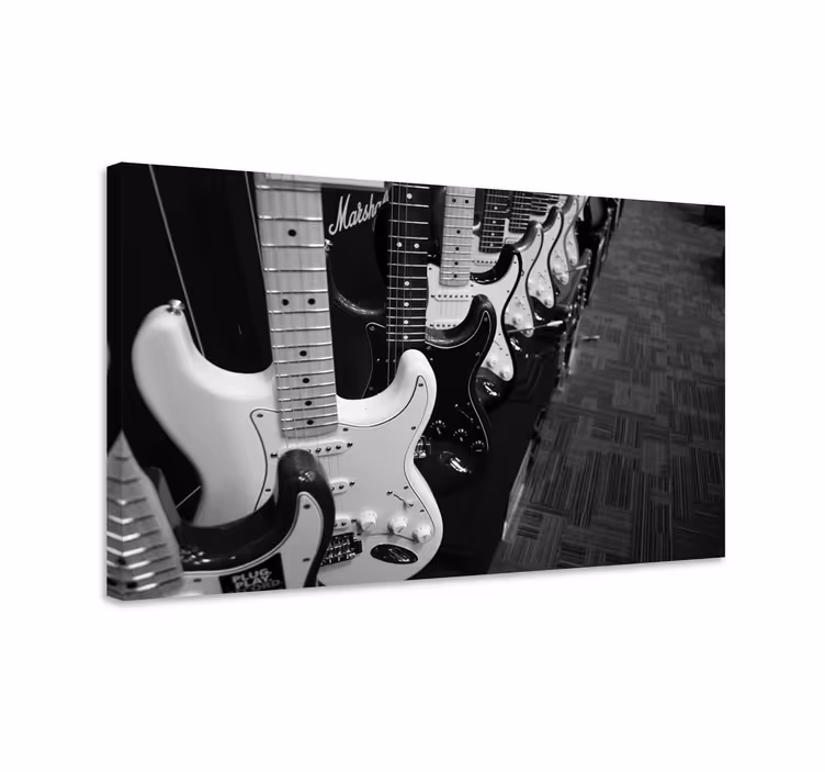 Guitarras electricas muzica canvas - TenStickers