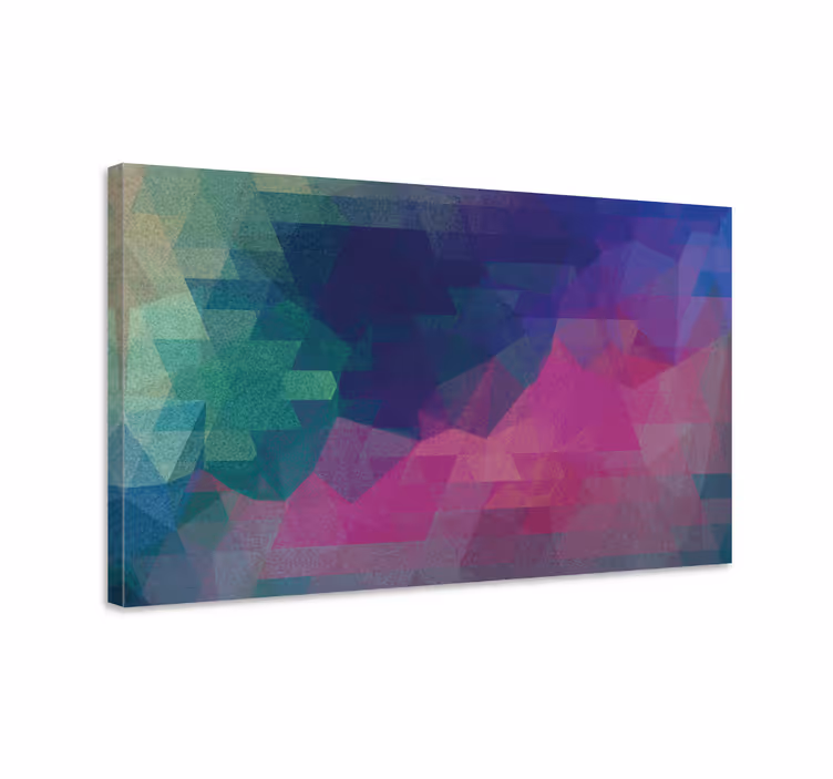 Tablou geometric abstracție geometrică - TenStickers