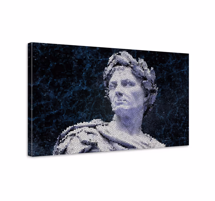 Tablou abstract portret mozaic - TenStickers