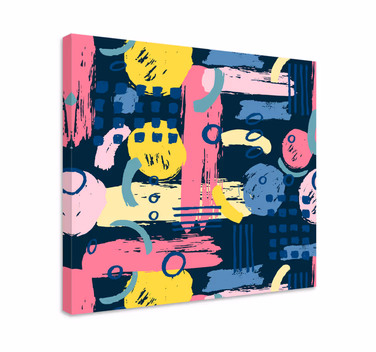 Tablou abstract forme organice abstracte - TenStickers
