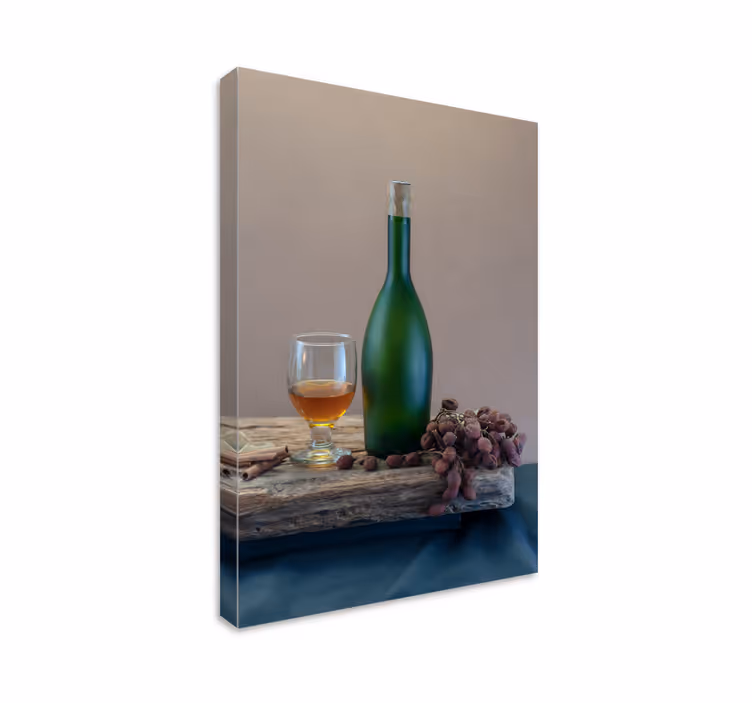 Pânză de vin și ceașcă de fructe - TenStickers