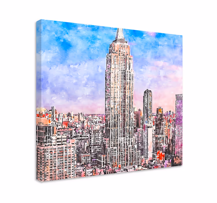 Ciudades new york city canvas - TenStickers