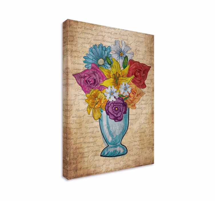 Tablou flori şi plante vase cu flori - TenStickers
