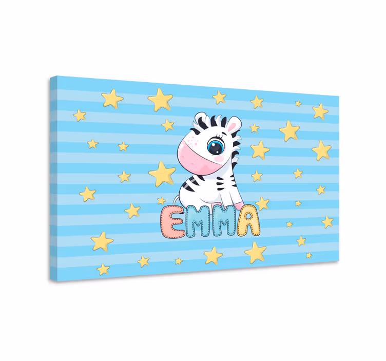 Tablou căprioare figură adorabilă de zebră - TenStickers