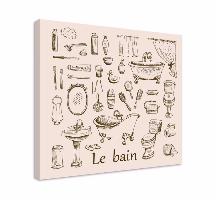 Baie vintage panza de arta - TenStickers