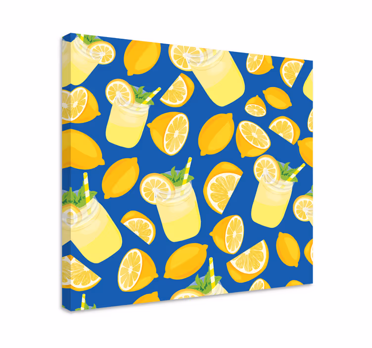 Tablou fructe limonadă și citrice - TenStickers