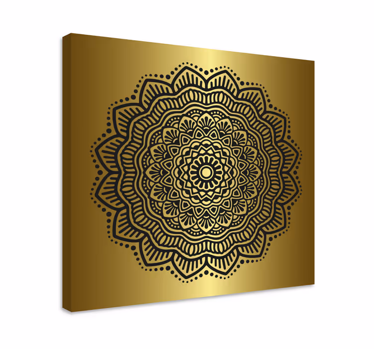 Mandala intrare hall canvas art - TenStickers