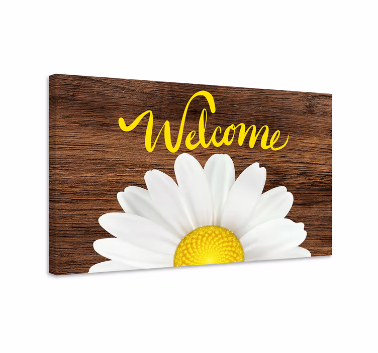 Sală de intrare floral artă pânză - TenStickers