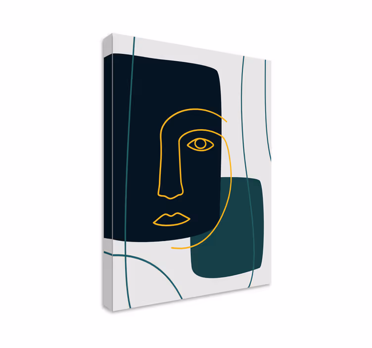 Amprente de perete pentru birouri abstracte - TenStickers
