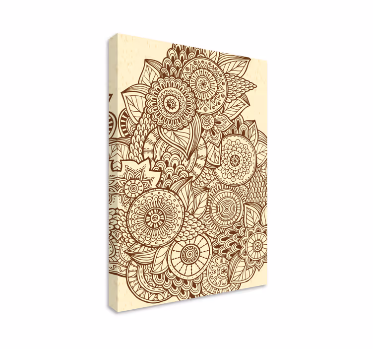 Mandala model geometric mandala canvas - TenStickers