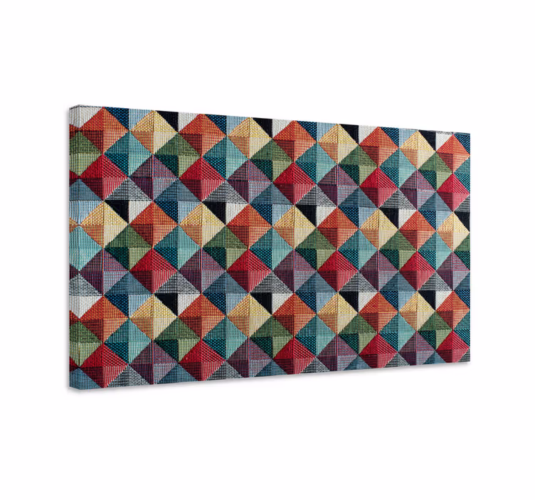 Tablou geometric forme geometrice vesele - TenStickers