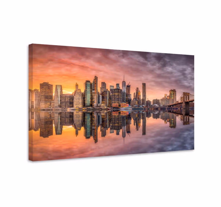 Amprente de pânză din new york city - TenStickers
