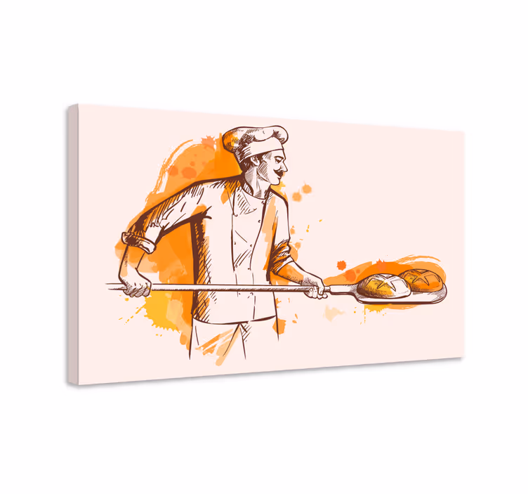 Tablou fructe pâinea brutăriei - TenStickers