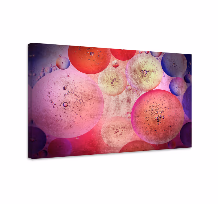 Tablou abstract formarea modelului de bule - TenStickers