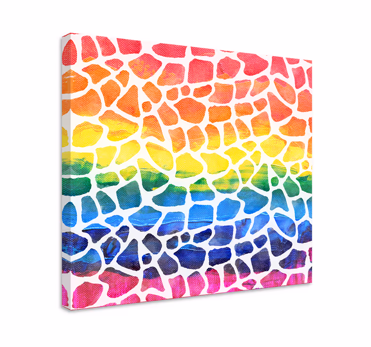 Tablou fructe aranjament mozaic vibrant - TenStickers