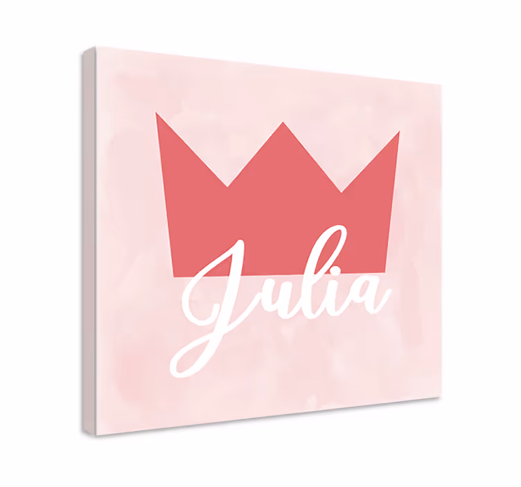 Tablou harta lumii personalizare coroană julia - TenStickers